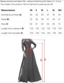 643-1 Elegancka wieczorowa suknia maxi z rozcięciem i różami - butelkowa zieleń Numoco