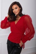 Bluzka AMY tiul - Czerwona - M/L