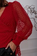 Bluzka AMY tiul - Czerwona - XS/S