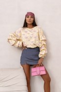 Bluza REMY print - Yellow flowers - UNI