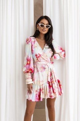 Sukienka ANNA - Neon bouquet - XS/S
