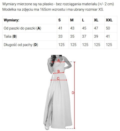299-17 CHIARA elegancka maxi długa suknia na ramiączkach - CHABROWA Z BROKATEM Numoco