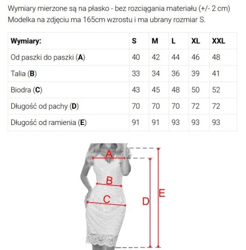316-12 Koronkowa dopasowana sukienka z krótkim rękawkiem i dekoltem - BORDOWA Numoco