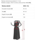 596-2 Elegancka szmizjerka midi ze złotymi guzikami i paskiem - SZARY BEŻ Numoco basic
