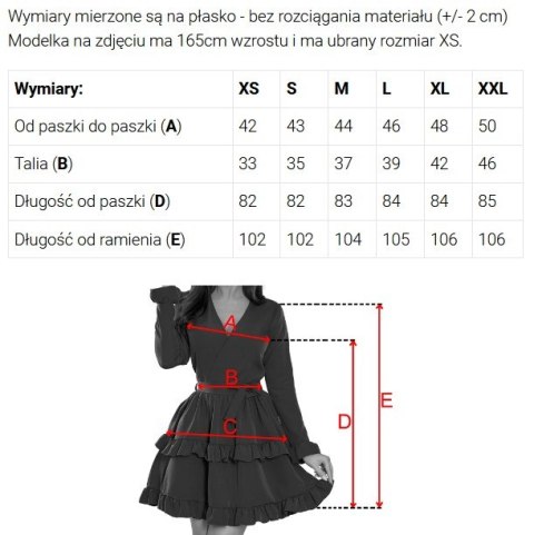 657-1 Elegancka sukienka midi z kopertowym dekoltem i tiulowymi rękawami - czarna Numoco
