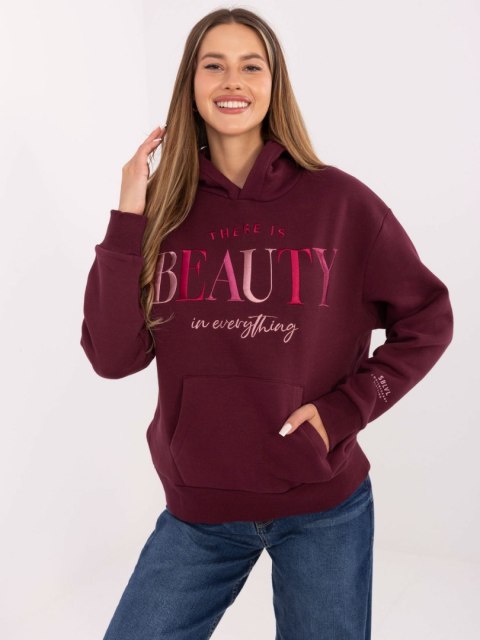 Bluza-D10608BC02802A4NO-bordowy