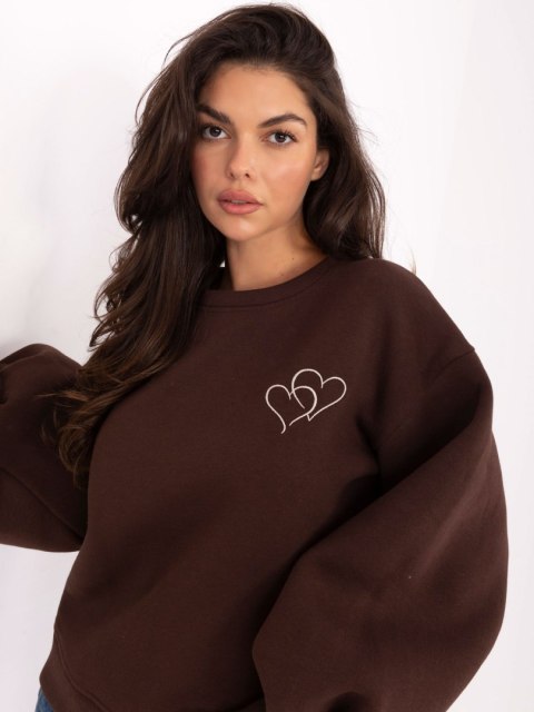Bluza-IT-BL-H2349.65-ciemny brązowy