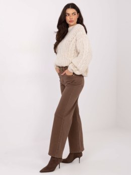Spodnie jeans-VM-SP-BQ9621-76.68-brązowy