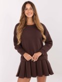 Sukienka-MI-SK-3249.98-ciemny brązowy