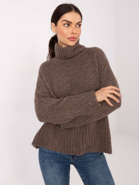 Sweter-CH-SW-72989.68-ciemny bezowy
