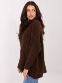 Sweter-CH-SW-72993.25-ciemny brązowy
