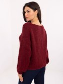 Sweter-MI-SW-0919.18-bordowy