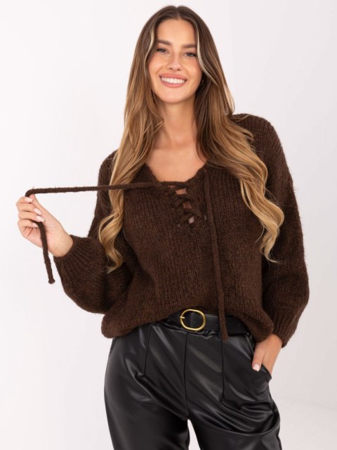 Sweter-MI-SW-0919.18-brązowy