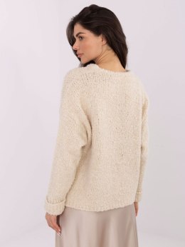 Sweter-MI-SW-WK32601.19-jasny beżowy