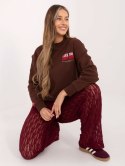 Bluza-D10608BC02568J-ciemny brązowy