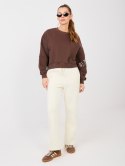 Spodnie dresowe-NS-DR-NS26101.12-ecru
