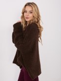 Sweter-CH-SW-72981.05P-ciemny brązowy