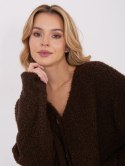 Sweter-CH-SW-72981.05P-ciemny brązowy