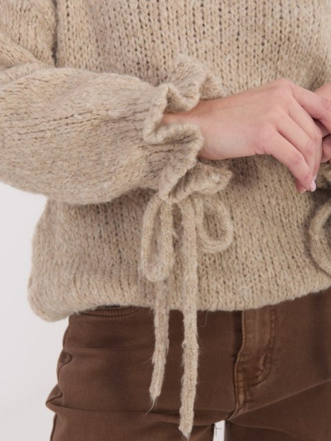 Sweter-MI-SW-1512.28-ciemny bezowy