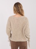 Sweter-MI-SW-1512.28-ciemny bezowy