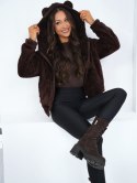 Bluza-CS-BL-BT1030.00P-ciemny brązowy