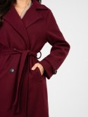 Płaszcz-IT-PL-97035.16-ciemny czerwony