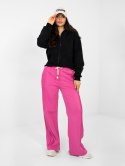 Spodnie dresowe-NS-DR-NS2557.96-ciemny różowy