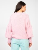 Sweter-MI-SW-0302.18-jasny różowy