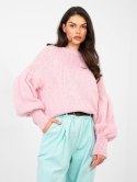 Sweter-MI-SW-0302.18-jasny różowy