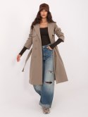 Płaszcz-IT-PL-FL8808.32-ciemny khaki