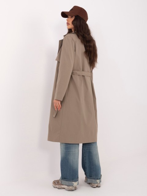 Płaszcz-IT-PL-FL8808.32-ciemny khaki