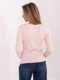 Sweter-D90186AK90993A-jasny różowy