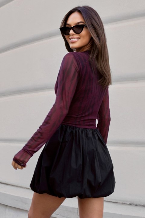 Sukienka CHERRY - Burgundy Claws - M/L