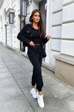Milano 3 częściowy zestaw dresowy - Czarny - XS/S