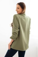 Marynarka z klapami elegancka jasne khaki