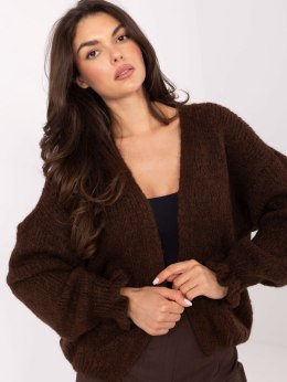 Sweter-MI-SW-0904.82-ciemny brązowy