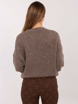 Sweter-MI-SW-1909.68-ciemny bezowy