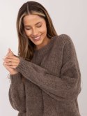Sweter-MI-SW-1909.68-ciemny bezowy