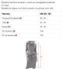 564-7 CALLIE Sukienka midi z odkrytymi ramionami i dekoltem - GRANATOWA Numoco basic