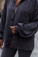 Komplet BLAIR sztruks - Grafit - M/L