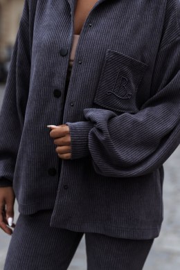 Komplet BLAIR sztruks - Grafit - M/L