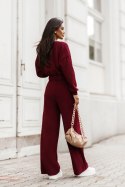 Komplet MEGGI sztruks - Bordo - M/L