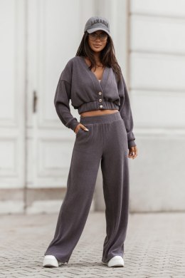 Komplet MEGGI sztruks - Grafit - XS/S