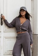 Komplet MEGGI sztruks - Grafit - XS/S