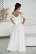 Maxi Hiszpanka W Kolorze Ecru 310-04 - Ecru
