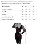 343-2 Elegancka welurowa sukienka z przezroczystym tiulowym rękawkiem - CZARNA Numoco