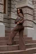 Komplet SIENNA sweterek - Brąz - M/L