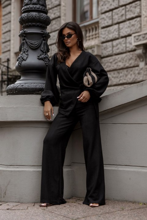 Komplet SIENNA sweterek - Czarny - M/L