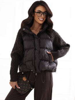 Kurtka-MBM-KR-0508.00P-ciemny brązowy
