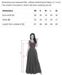 641-3 VIVIENNE gorsetowa rozkloszowana sukienka midi z paskiem - pastelowy żółty Numoco